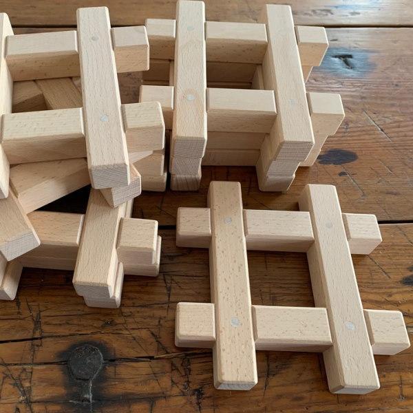 Papoose | Wooden Hash Tag Blocks at Milk Tooth