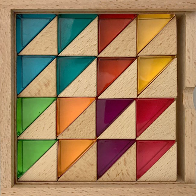 Triangle clearance wood pieces