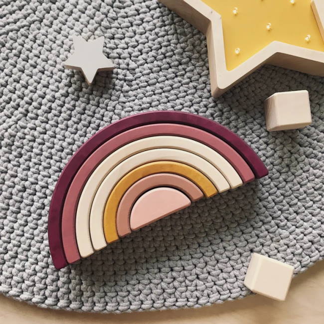 SABO Concept | Rainbow Stacker Marsala at Milk Tooth