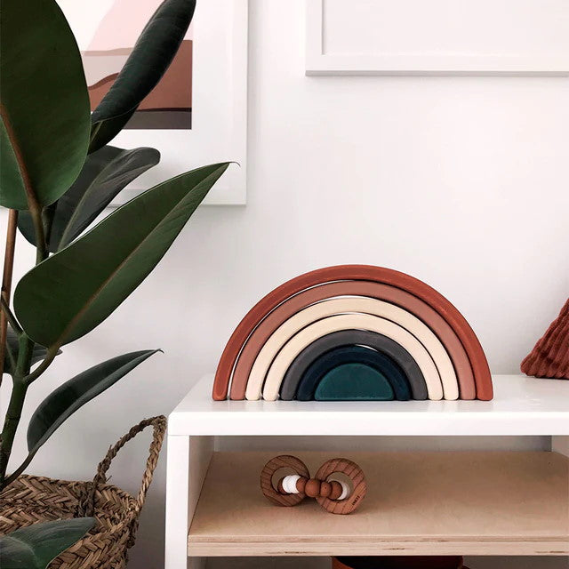 SABO Concept | Rainbow Stacker Terracotta at Milk Tooth