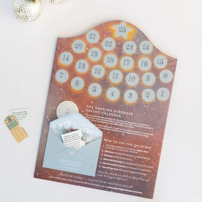 Sharing Kindness | Scandi Christmas Advent Calendar at Milk Tooth