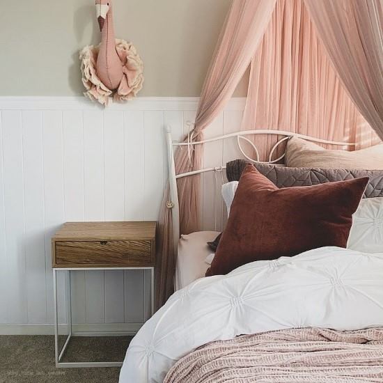 Spinkie Baby Champagne Pink Canopy styled by the Tradie Lady