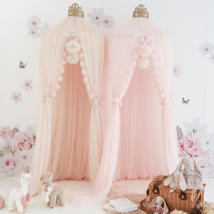 Spinkie Baby | Mini Pom Garland | Powder Pink at Milk Tooth
