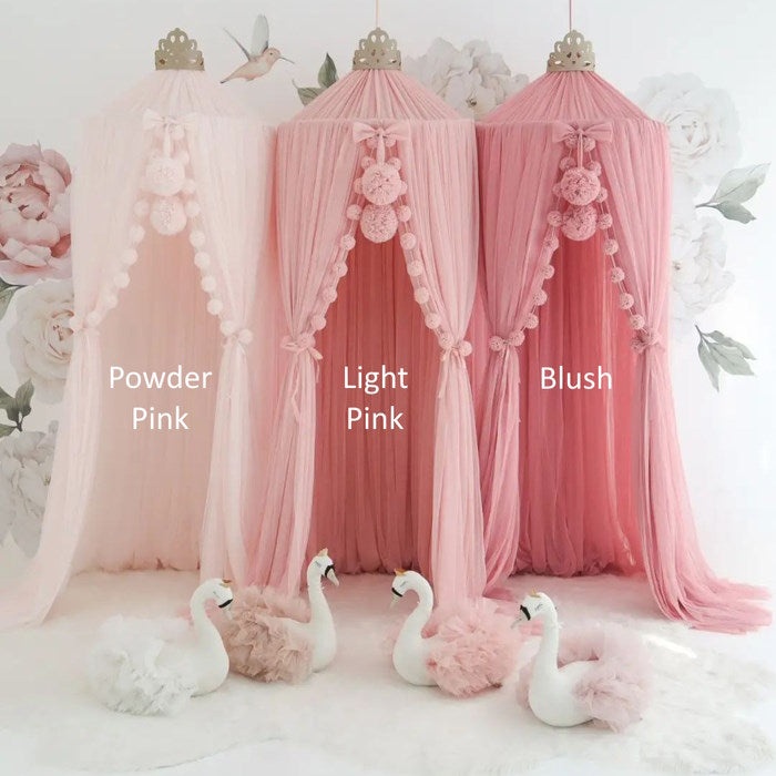 Spinkie Baby | Mini Pom Garland | Light Pink at Milk Tooth