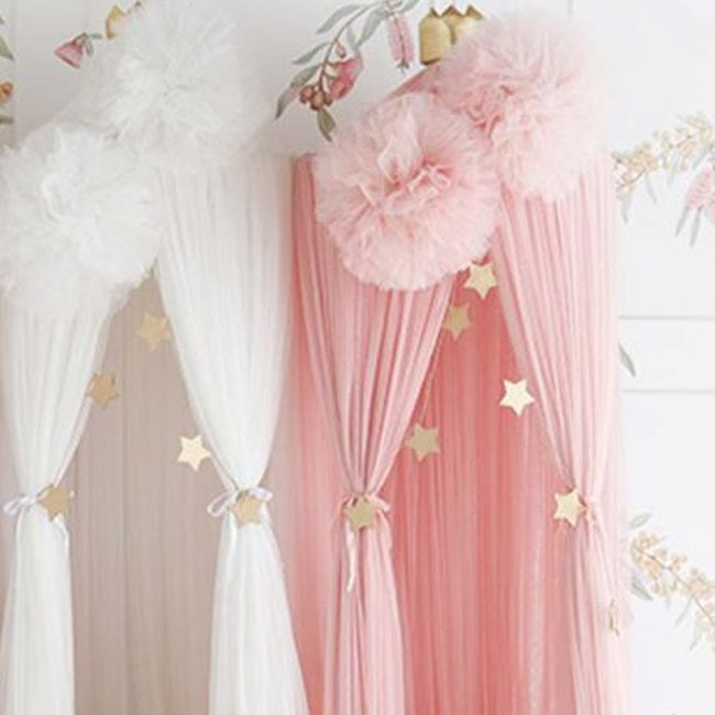 Spinkie Baby | Large Sparkle Pom Garland | Light Pink at Milk Tooth