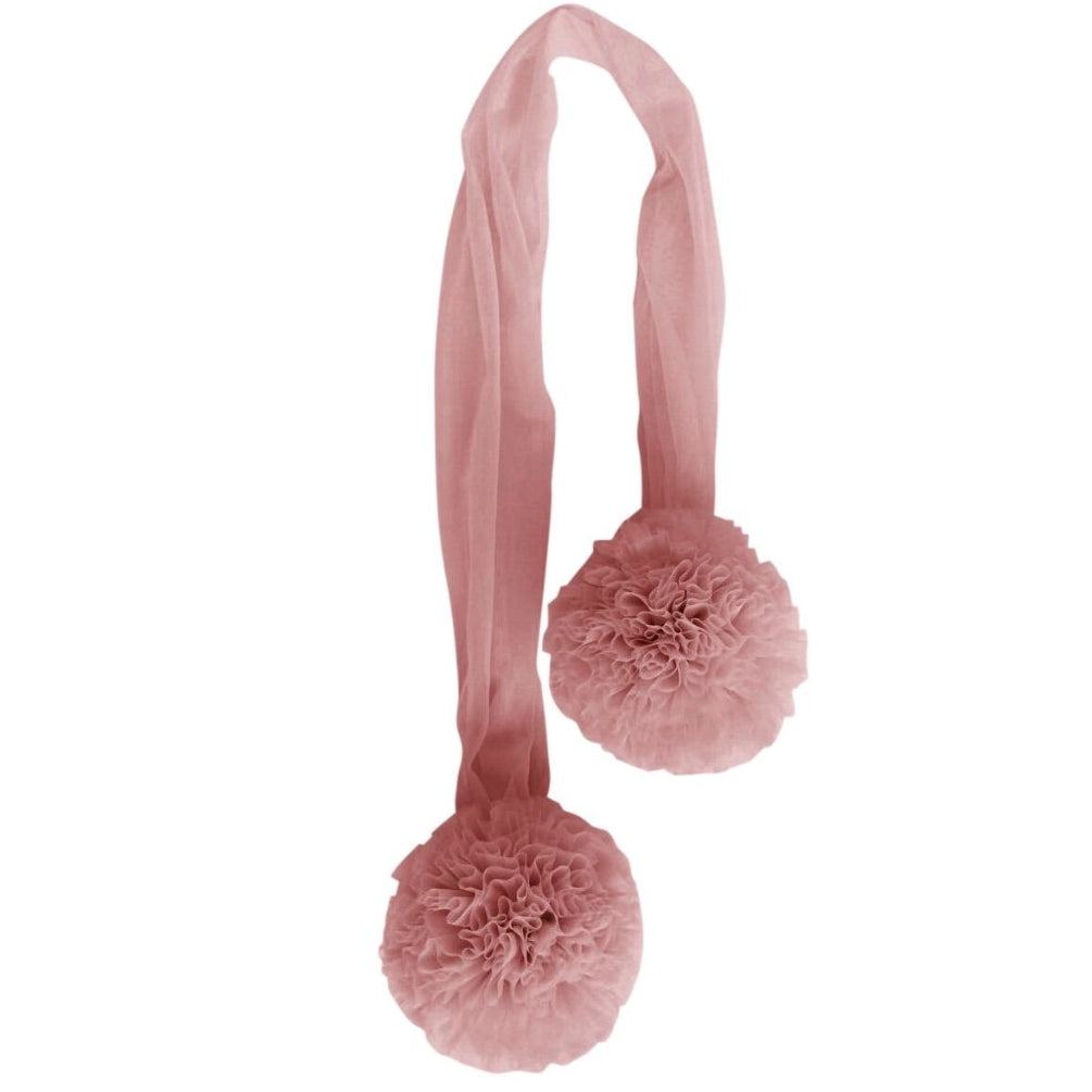 Spinkie Baby | Pom Garland | Blush Pink Tulle