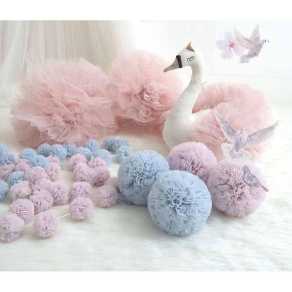 Spinkie Baby | Pom Garland | Sky at Milk Tooth