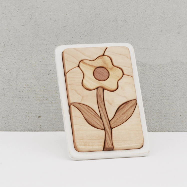 Tateplota | Wooden Mosaic Puzzle | Flower