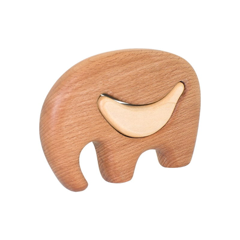 Tateplota | Mini Wooden Puzzle | Elephant Elmer