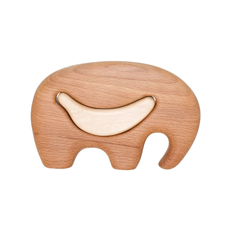 Tateplota | Mini Wooden Puzzle | Elephant Elmer