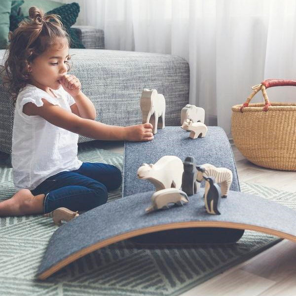 Wobbel Board Pro | Mouse Grey Pressed Felt
