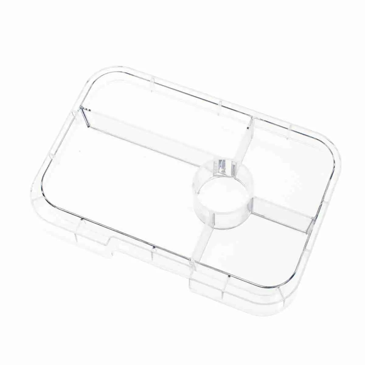 Yumbox | Tapas | Interchangeable Tray | 5 Compartment Clear