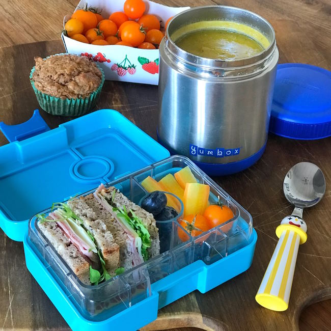 Yumbox | Zuppa Insulated Stainless Steel Food Jar | Neptune Blue at Milk Tooth