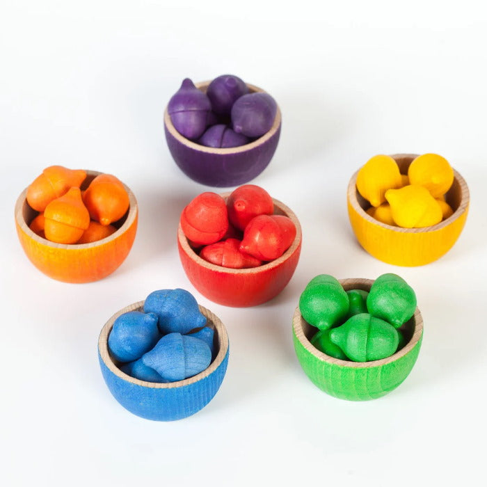 Grapat | Bowls and Acorns | 43 Pieces