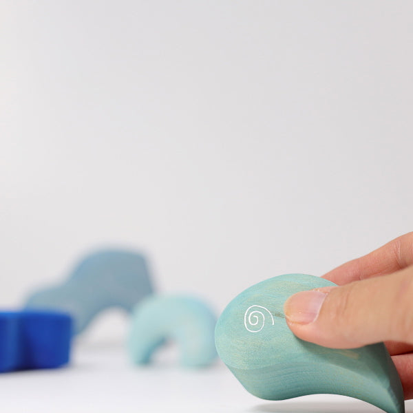 Grimm&#39;s | Casa Luna blue house stacker