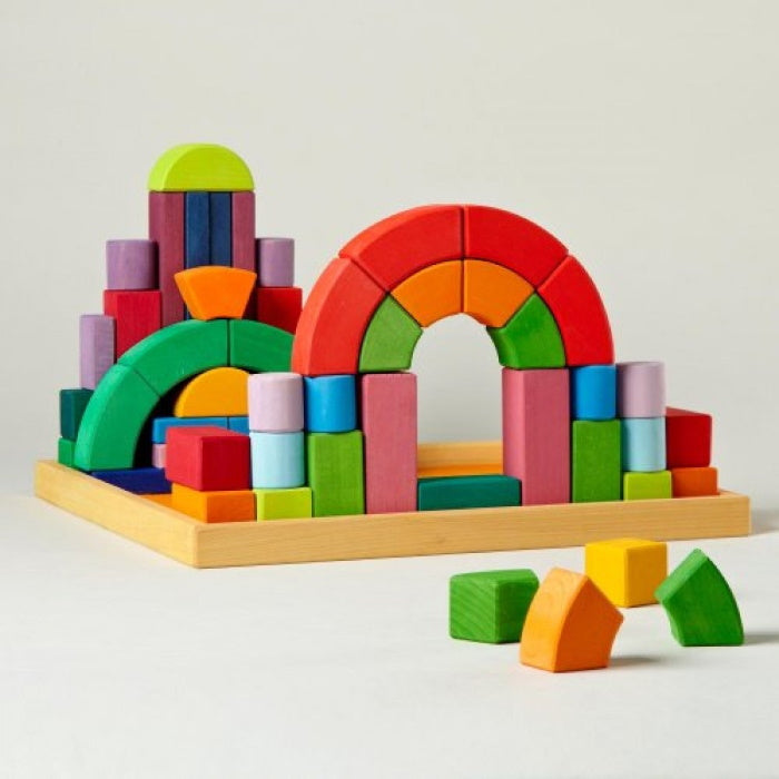 Grimm's | Romanesque Building Set | Wooden Building Blocks