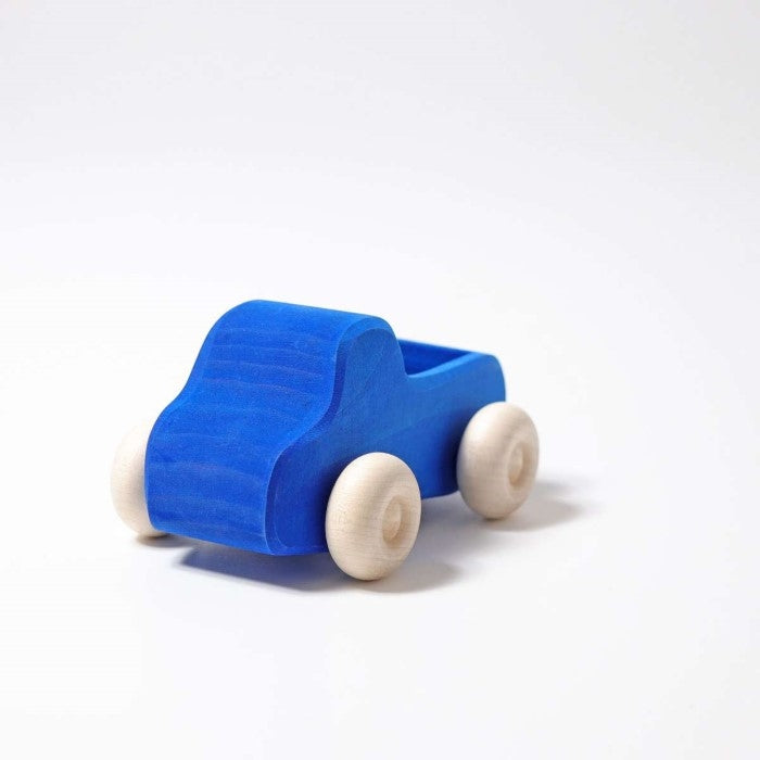 Grimm&#39;s | Small Truck | Blue | Wooden Toy