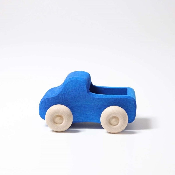 Grimm's | Small Truck | Blue | Wooden Toy