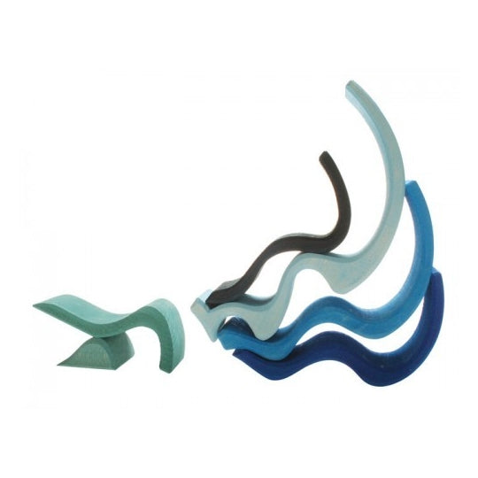 Grimm&#39;s | Wooden Stacking Toy | Water | Medium