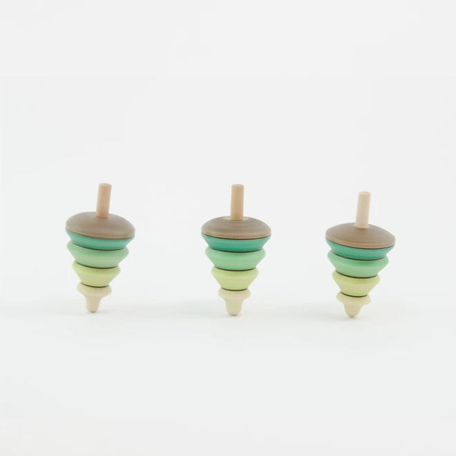 Mader | 3 Tree Spinning Tops on Branch