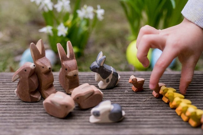 Ostheimer | Wooden Toy | Rabbit Ears Up