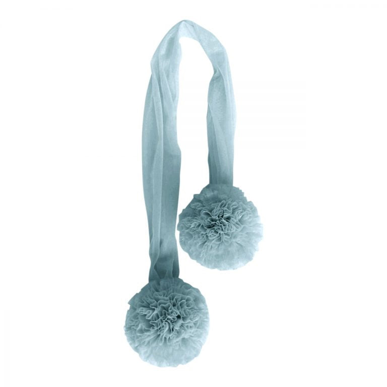 Spinkie Baby | Pom Garland | Light Blue