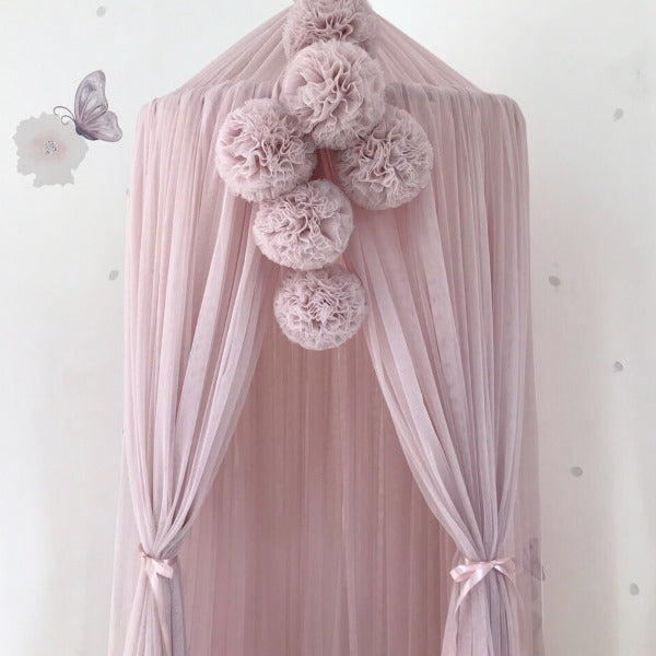 Spinkie Baby | Pom Garland | Pale Rose