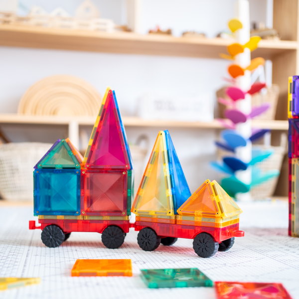 Connetix Tiles | 24 Piece Rainbow Motion Set - Milk Tooth