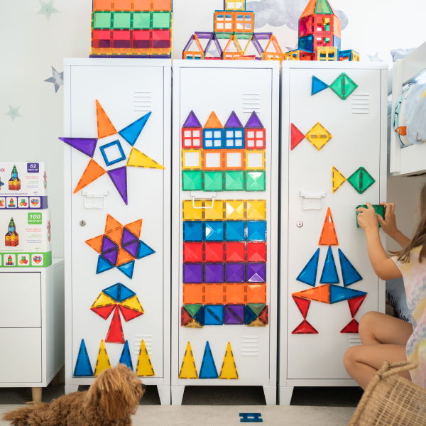 Connetix Tiles | 100 Piece Rainbow Creative Pack FREE SHIPPING* at Milk Tooth