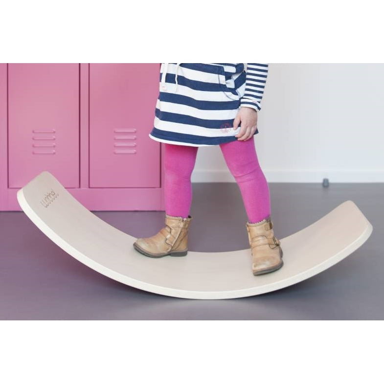 Wobbel Balance Board with Powder Pink Felt Underside