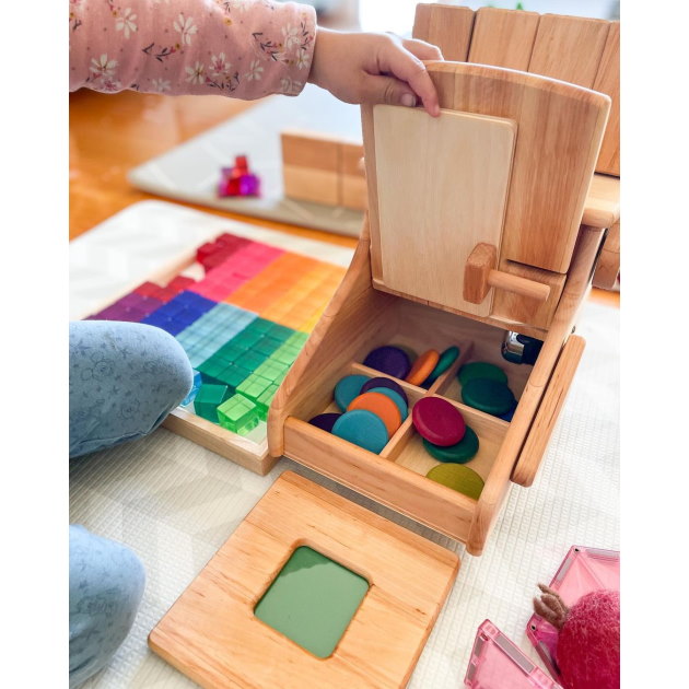 Grapat | Nins Rings and Coins | Wooden Toy Set